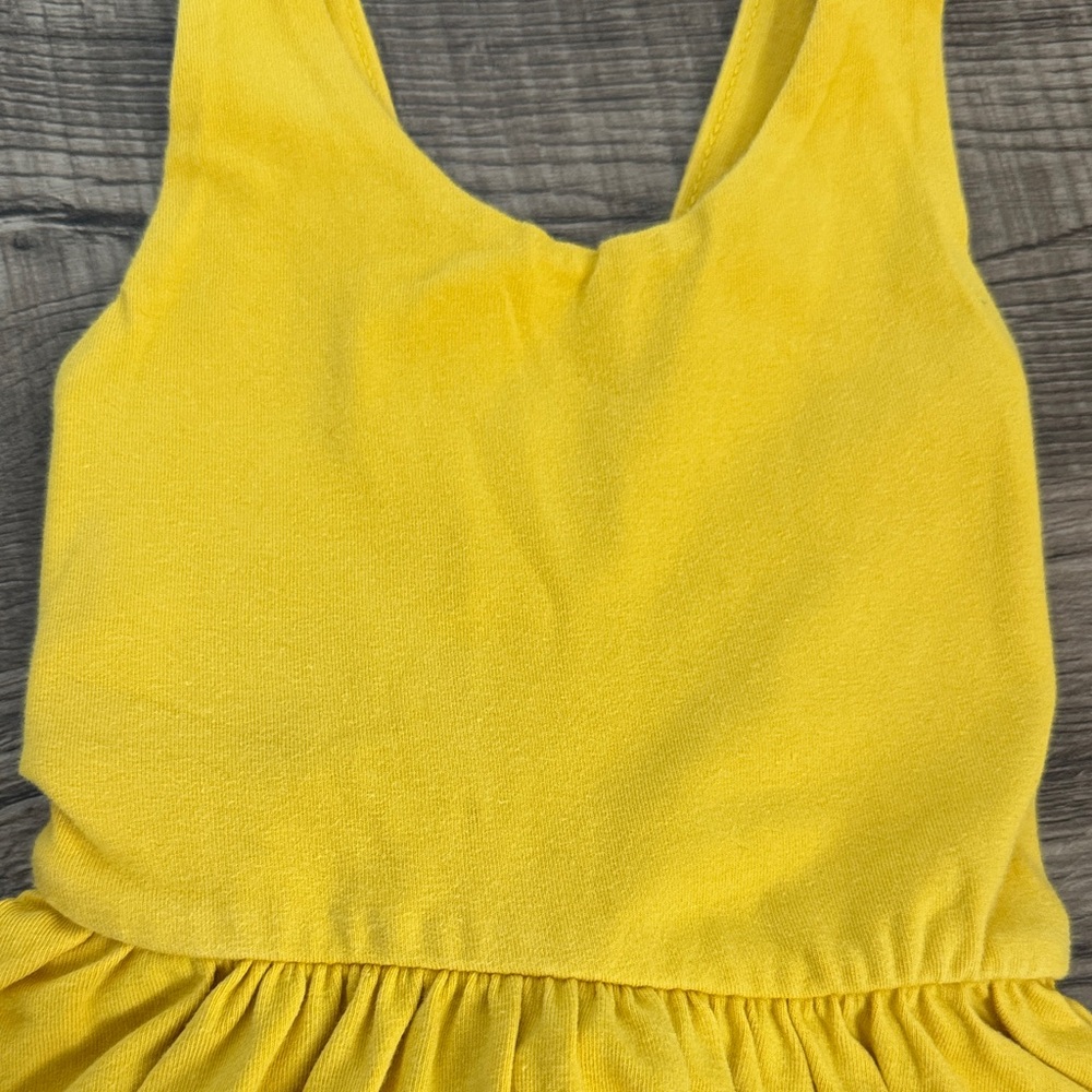 Alice+Ames pinafore dress size 6 marigold yellow - Picture 4 of 8